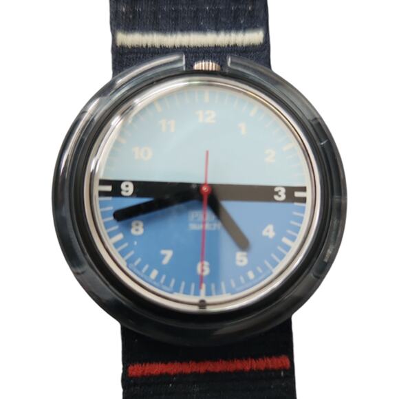 1998 SWATCH MIDI POP 'PERISCOPE' PMB115 NEW OLD STOCK IN BOX. 39MM WATCH - Picture 1 of 6